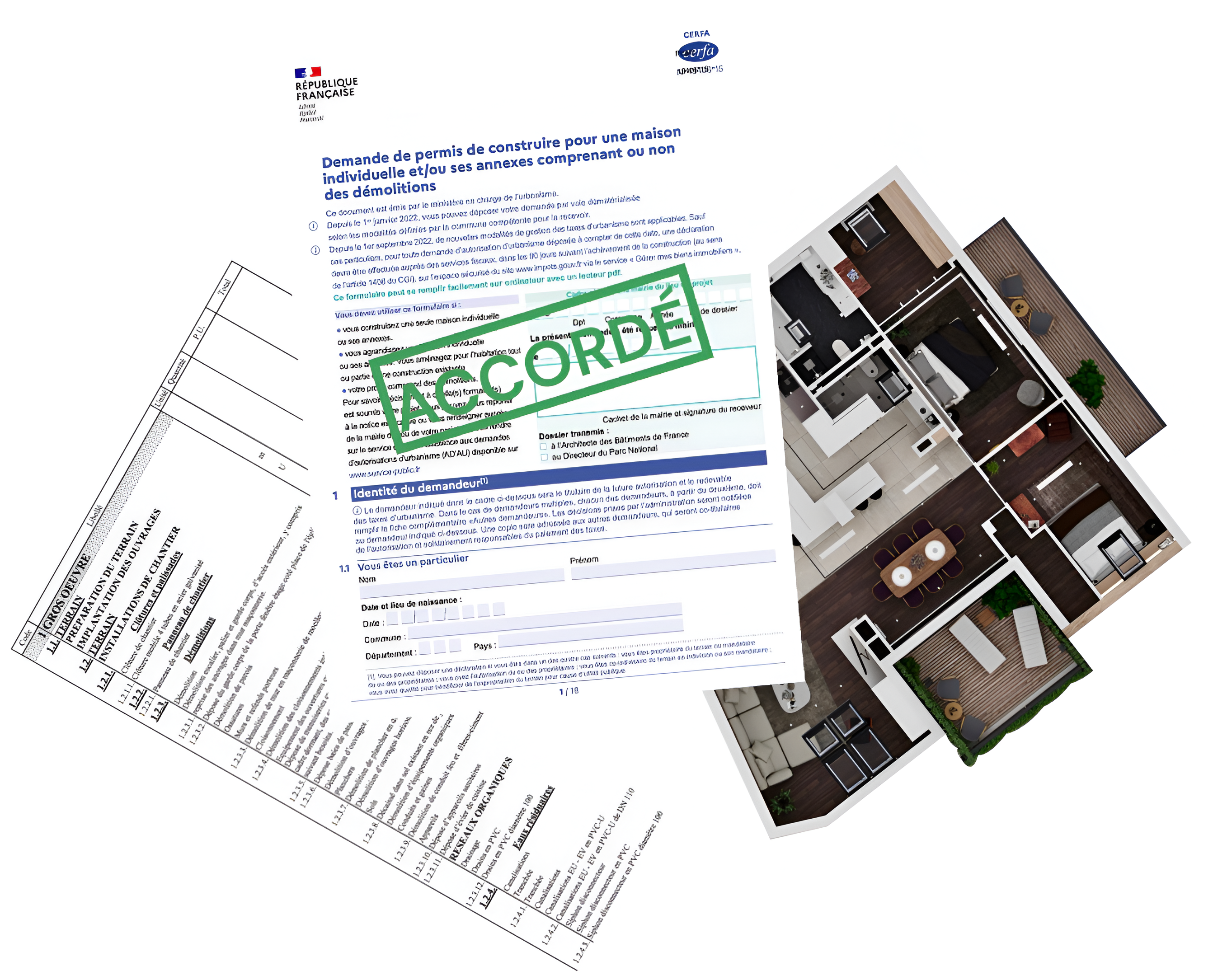 Documents permis de construire AMI Structurant